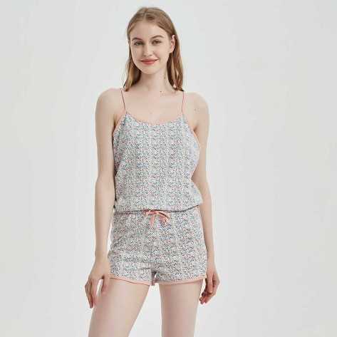 Mono algodón Marina rosa