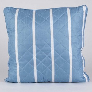 Cojín cuadrante Raya Nit celeste 55x55 - Funda + Relleno