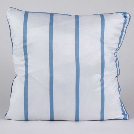 Cojín cuadrante Raya Nit celeste 55x55 - Funda + Relleno