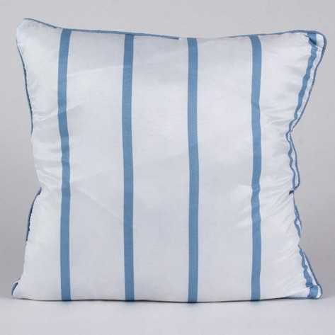 Cojín cuadrante Raya Nit celeste 55x55 - Funda + Relleno