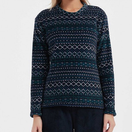 Pijama coral Alejandro azul