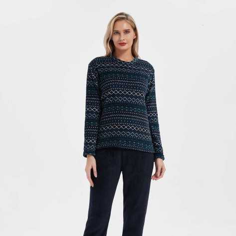 Pijama coral Alejandro azul