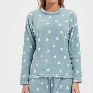 Pijama coral Olga verde tiffany 2