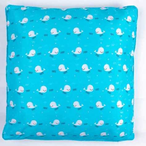 Cojín Cuadrante Ballena 55x55 - Funda + Relleno