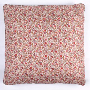 Cojín cuadrante Fani teja 55x55 - Funda + Relleno