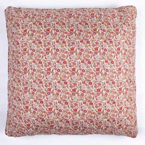 Cojín cuadrante Fani teja 55x55 - Funda + Relleno