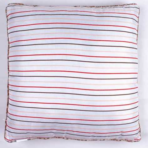 Cojín cuadrante Fani teja 55x55 - Funda + Relleno