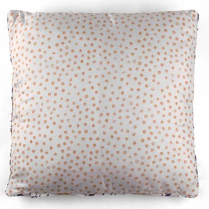 Cojín cuadrante Ilse naranja 55x55 - Funda + Relleno 2