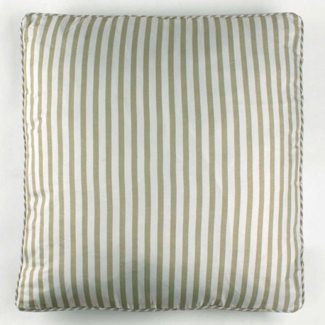 Cojín cuadrante Oscar verde cacería  55x55 - Funda+ Relleno