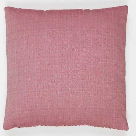 Cojín cuadrante jacquard New Madras rosa 45x45 - Funda + Relleno