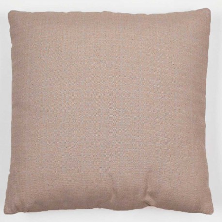 Cojín cuadrante jacquard Madras beige 45x45 - Funda + Relleno