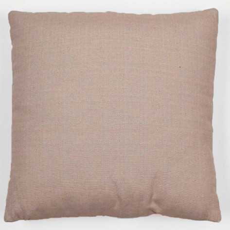 Cojín cuadrante jacquard Madras beige 45x45 - Funda + Relleno