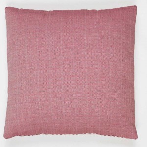 Cojín cuadrante jacquard Madras rosa 45x45 - Funda + Relleno 2