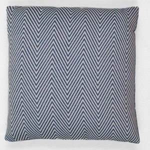 Cojín cuadrante jacquard Feli azul 45x45 - Funda + Relleno