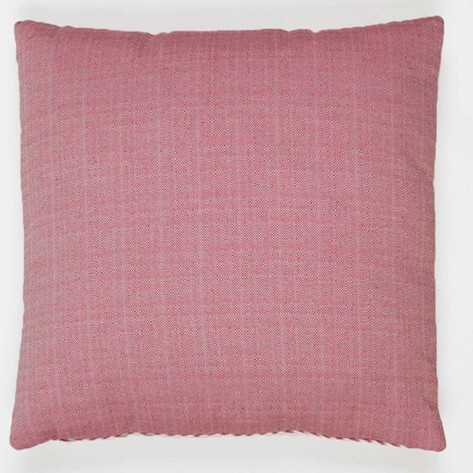 Cojín cuadrante jacquard Feli rosa 45x45 - Funda + Relleno