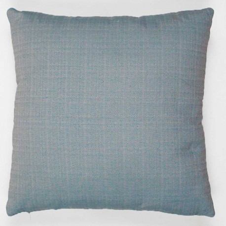 Cojín cuadrante jacquard Filing esmeralda 45x45 - Funda + Relleno