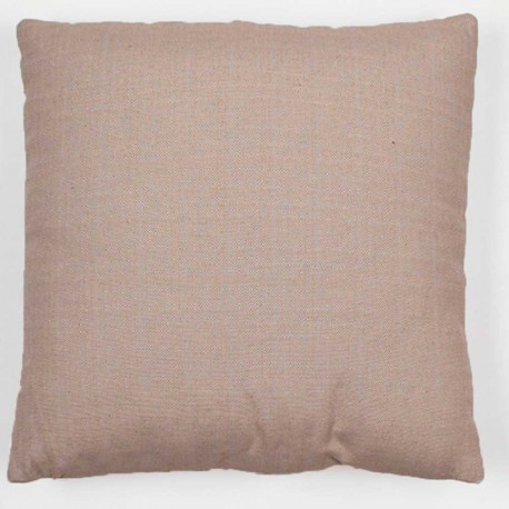 Cojín cuadrante jacquard Filing beige 45x45 - Funda + Relleno