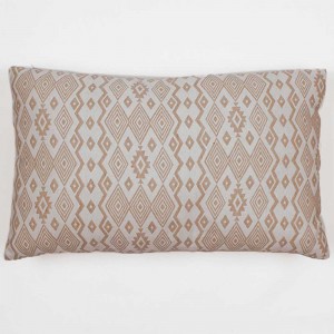 Cojín rectangular 30x50 jacquard New Madras beige - Funda + Relleno
