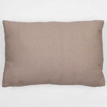 Cojín rectangular 30x50 jacquard Madras beige - Funda + Relleno