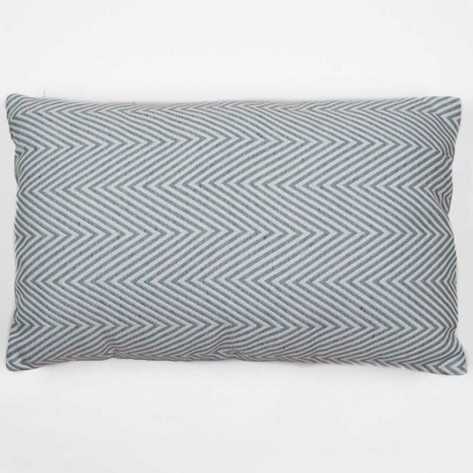 Cojín rectangular 30x50 jacquard Feli esmeralda - Funda + Relleno