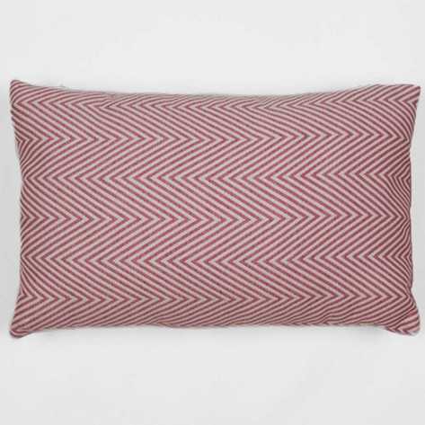 Cojín rectangular 30x50 jacquard Feli rosa - Funda + Relleno