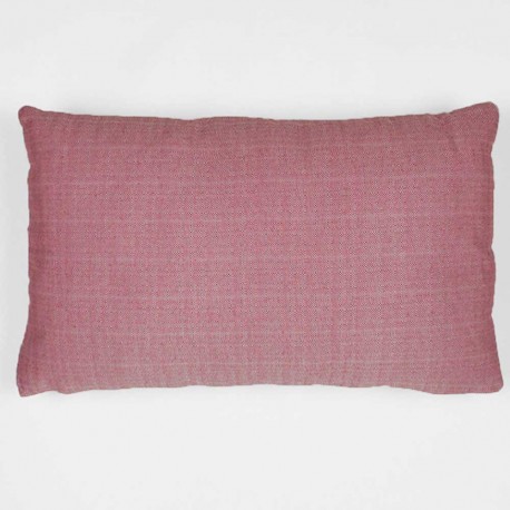 Cojín rectangular 30x50 jacquard Feli rosa - Funda + Relleno