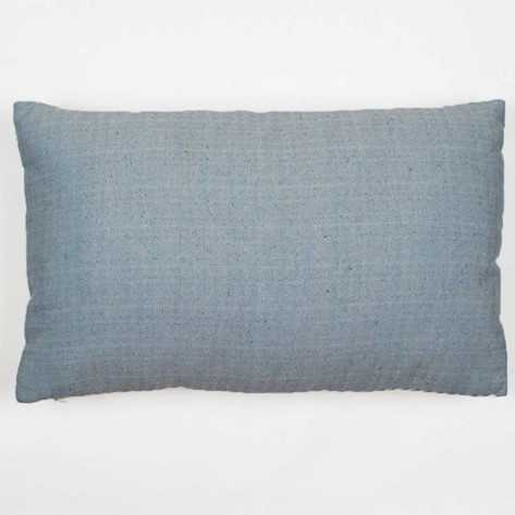 Cojín rectangular 30x50 jacquard Filing esmeralda - Funda + Relleno