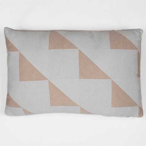 Cojín rectangular 30x50 jacquard Filing beige - Funda+ Relleno