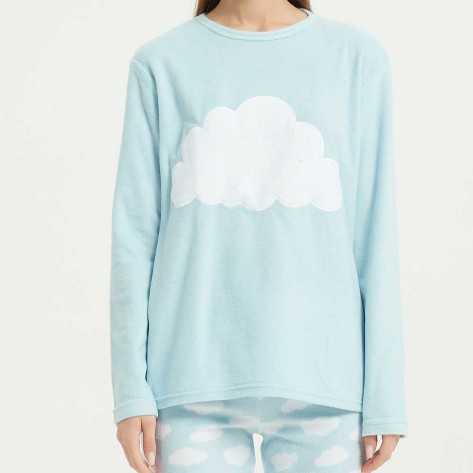 Pijama polar Nube celeste