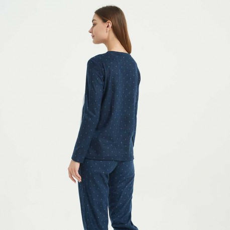 Pijama polar Osito azul