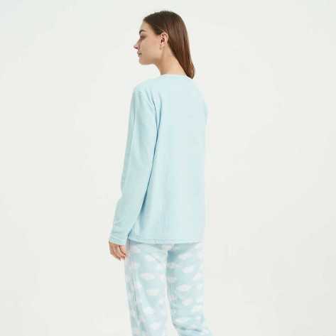 Pijama polar Nube celeste