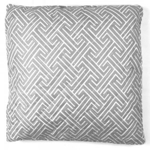 Cojín cuadrante Abel perla 55x55 - Funda + Relleno