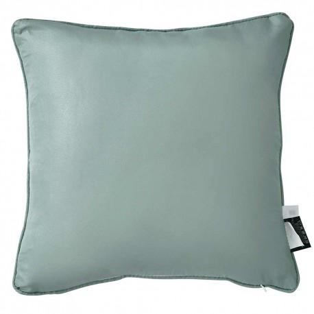 Cojín cuadrante jacquard chenilla Ornamental verde 45x45 - funda + relleno