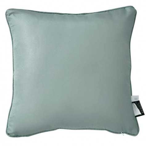 Cojín cuadrante jacquard chenilla Ornamental verde 45x45 - funda + relleno