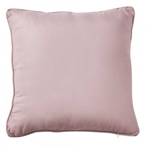 Cojín jacquard chenilla Ornamental malva 45x45 - Funda + Relleno 2