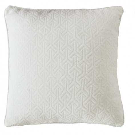 Cojín jacquard chenilla Flecha natural 45x45 - Funda + Relleno