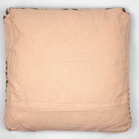 Cojín cuadrante algodón Tomares verde 45x45 - Funda + Relleno