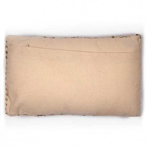 Cojín rectangular algodón 30x50 Mairena teja - Funda + Relleno