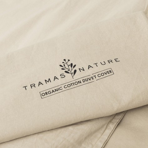 Funda nórdica algodón orgánico oliva