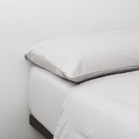 Funda nórdica algodón orgánico gris