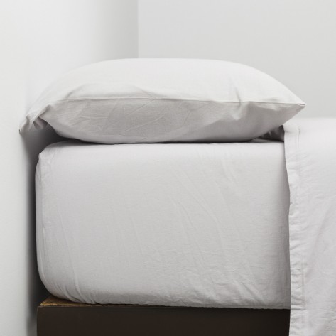 Funda nórdica algodón orgánico gris