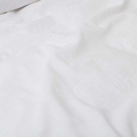 Funda nórdica algodón orgánico blanco