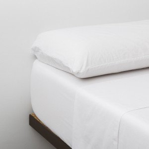 Juego de sábanas algodón orgánico blanco