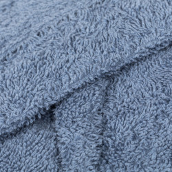 Albornoz capucha indigo 450gr Unisex