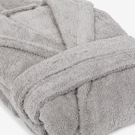 Albornoz capucha perla 450gr Unisex