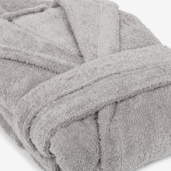 Albornoz capucha perla 450gr Unisex