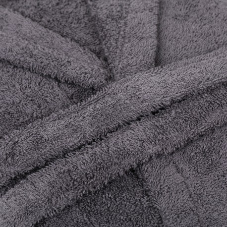 Albornoz capucha marengo 450gr Unisex