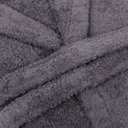 Albornoz capucha marengo 450gr Unisex