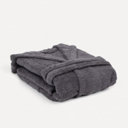 Albornoz capucha marengo 450gr Unisex