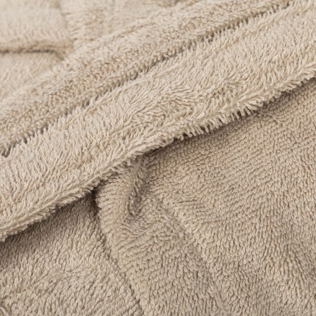 Albornoz liso arena 450gr Niños